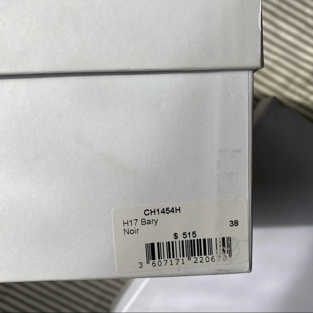 Sandro Studded Bary Leather Black Loafers Size 38 - Picture 7 of 8